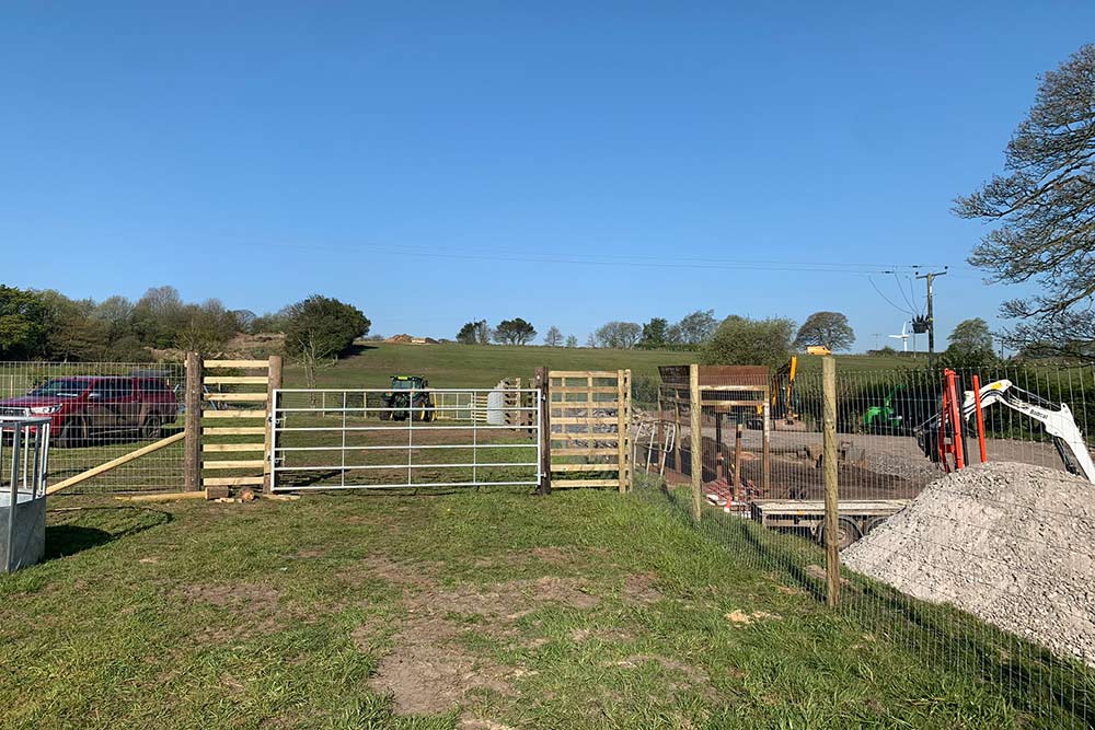 Agricultural Fencing, Oakleys Farm, Entrance Gate